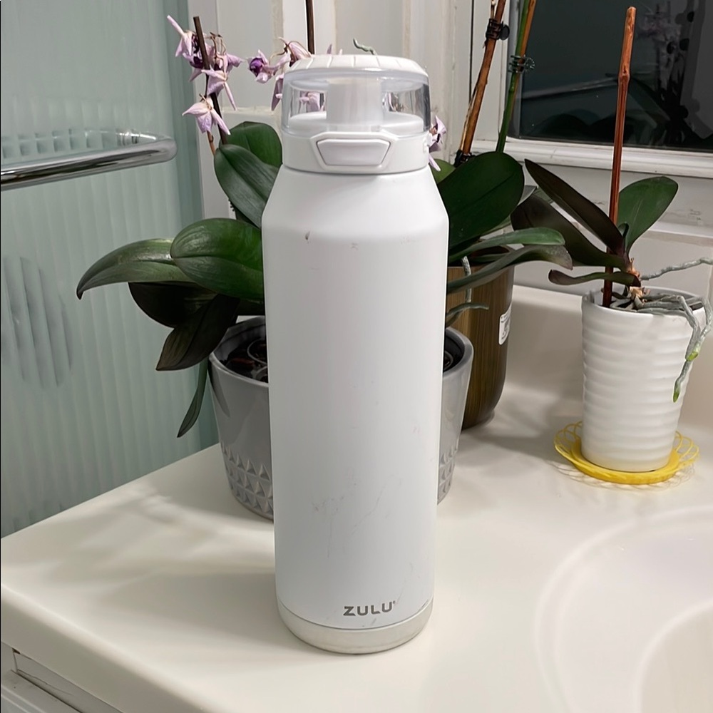 ZULU Powerfill Pro 40oz Stainless Steel Water Bottle with Quick fill Lid …